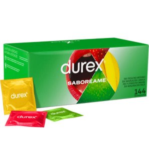 Préservatifs Durex Plezierfruit à la fraise, 144 unités – photo 1