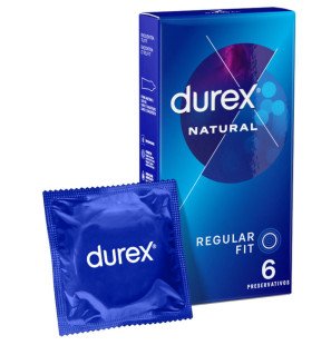 Durex Natural Classic latex condooms 6 stuks – foto 1