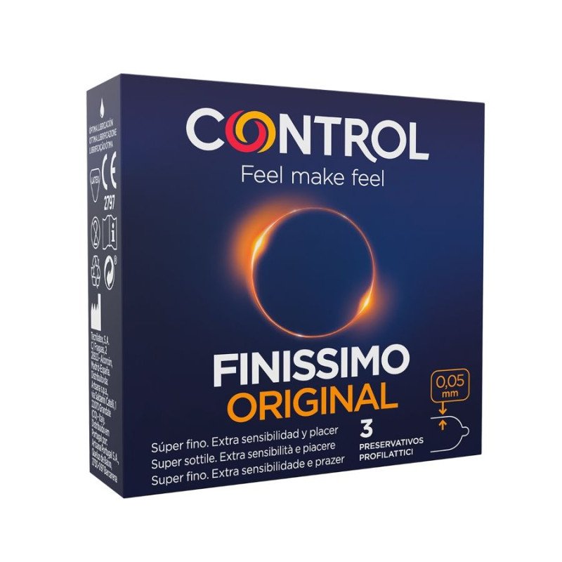 Control Finissimo condoms 54 mm – 3 pack – image 1