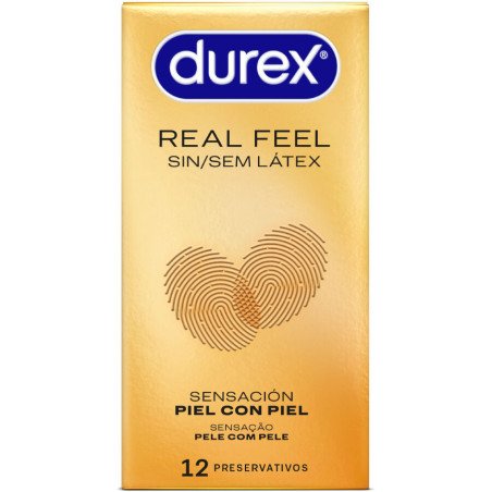 DUREX - ECHT GEVOEL CONDOOMS ZONDER LATEX 12 STUKS