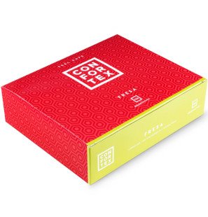 CONFORTEX Erdbeerkondome aus Latex – Packung mit 144 Stück – Bild 1