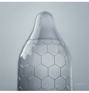 Prezerwatywy LELO HEX z wypustkami – 3 sztuki – zdjęcie 2