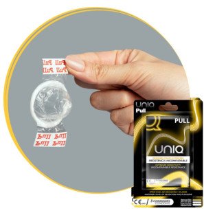 UNIQ Latex-Free Striped Condoms – 3 Pack – image 2