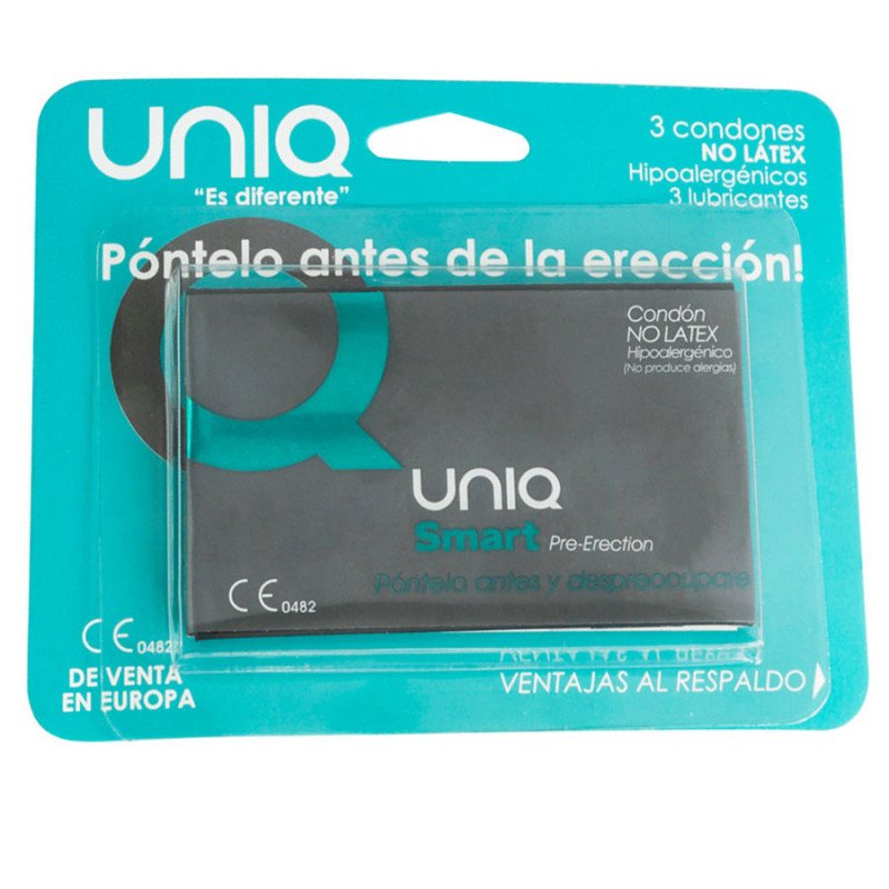 Préservatifs sans latex UNIQ pour un confort intime, 3 pièces – photo 1 Préservatifs sans latex UNIQ pour un confort intime, 3 pièces – photo 1