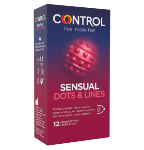 Préservatifs Control à picots et stries, 12 pièces – photo 1