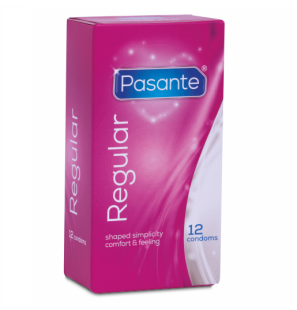 PASANTE Regular Range, préservatifs pour adultes, 12 pièces – photo 1