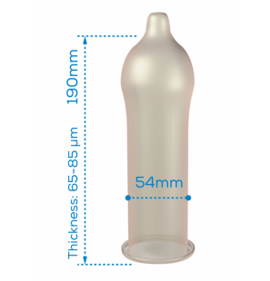 Préservatifs classiques PASANTE, 144 pièces, format 190 mm – photo 3