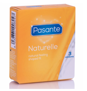PASANTE Naturelle Kondome – Sortiment mit 3 Stück