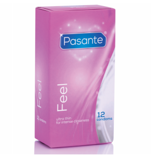 PASANTE Sensitive Ultra-Thin Condoms – 12 Pack – image 1