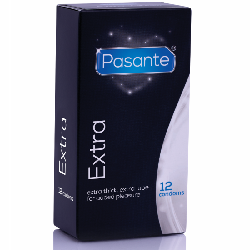 PASANTE Extra Thick Condoms, 12 Pack – image 1 PASANTE Extra Thick Condoms, 12 Pack – image 1