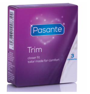 Pasante Trim MS Thin Condoms – 3 Pack – image 1