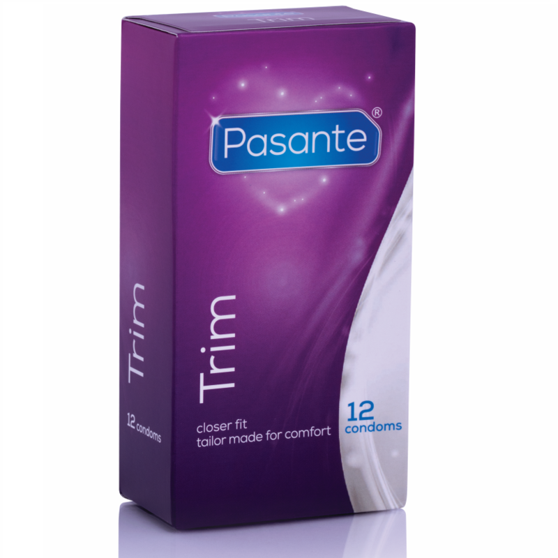 PASANTE Trim MS thin condoms for intimate comfort, 12 pack – image 1 PASANTE Trim MS thin condoms for intimate comfort, 12 pack – image 1