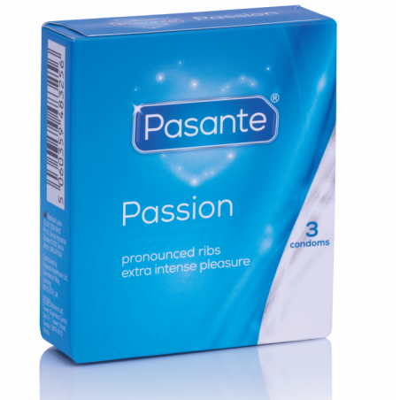 PASANTE Noppenkondome – 3 Stück