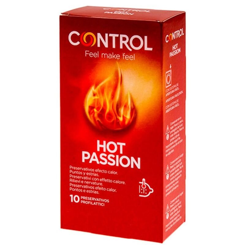 Control Hot Passion warming-effect condoms, 10 pieces – image 1
