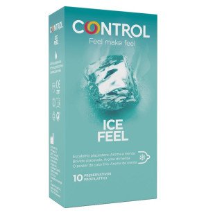 Control Ice Feel condoms with cooling effect and mint sensation, 10 pack – image 1