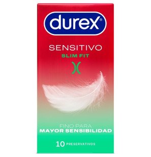 Durex Sensitive Slim Fit condoms 10 pack – image 1