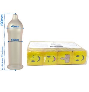 PASANTE Smiley Kondompackung 144 Stück – Bild 2