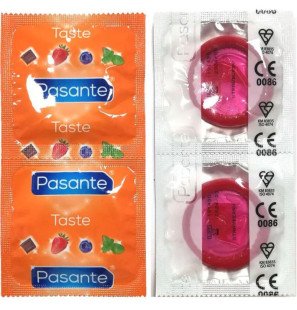 PASANTE strawberry-flavoured condoms 144 pack – image 1