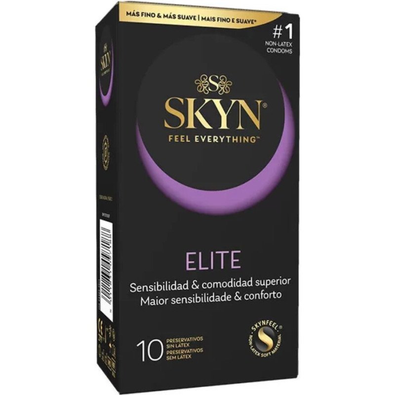 SKYN Elite ultracienkie prezerwatywy bez lateksu – 10 sztuk – zdjęcie 1