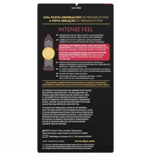 Préservatifs texturés sans latex SKYN Intense Feel à motif ondulé, 10 pièces – photo 2