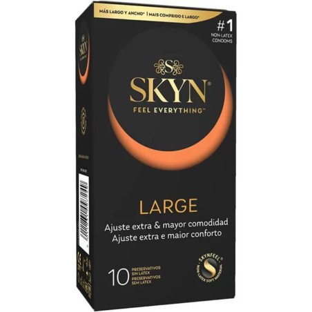 SKYN extra grote, aanpasbare latexvrije condooms – 10 stuks – foto 1