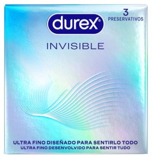 Durex Ultra-Thin Invisible Condoms 3 Pack – image 1