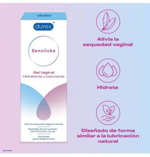 Durex Sensilube gel lubrifiant hydratant à base d’eau 40 ml – photo 2
