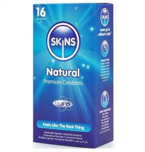 Préservatifs premium naturels SKINS, lot de 16 – photo 2