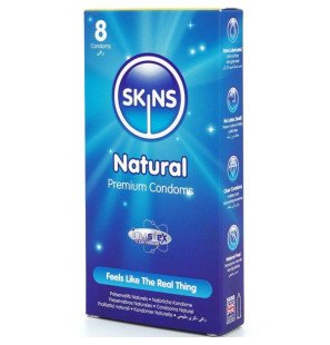 SKINS Natural Premium Condoms, Pack of 8 – image 2