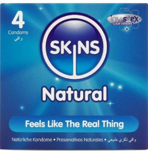 SKINS Préservatifs naturels premium, lot de 4 – photo 1