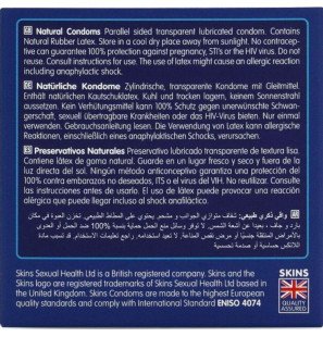 SKINS Natuurlijke premium condooms, pak van 4 – foto 4