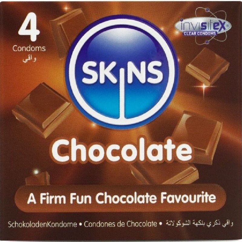 SKINS Schokoladenkondome Premium, 4 Stück – Bild 1