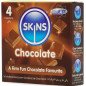 SKINS Chocolate Condoms Premium, 4 pack – image 2