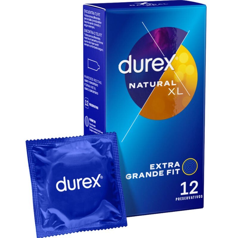 Durex Natural XL Condoms 12 Pack – image 1