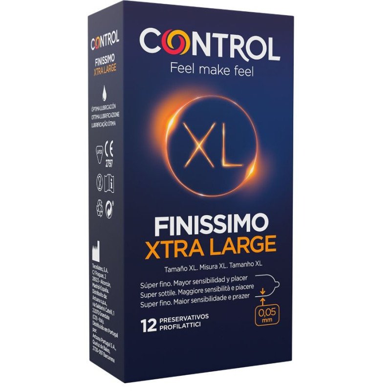 Control Finissimo XL-Kondome – 12 Stück – Bild 1 Control Finissimo XL-Kondome – 12 Stück – Bild 1