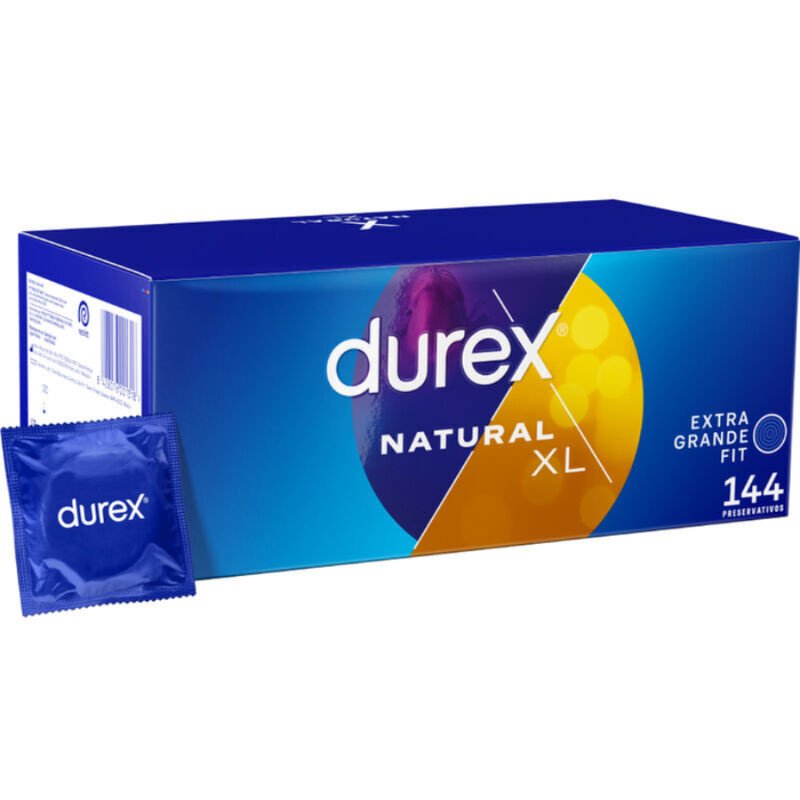 Durex extra große XL-Kondome, 144 Stück – Bild 1 Durex extra große XL-Kondome, 144 Stück – Bild 1