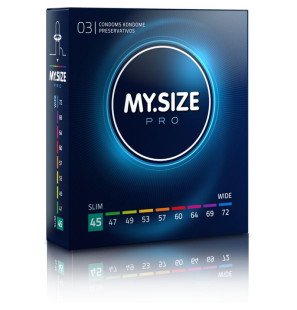 MY SIZE PRO condoms 45 mm, 3 pieces – image 1