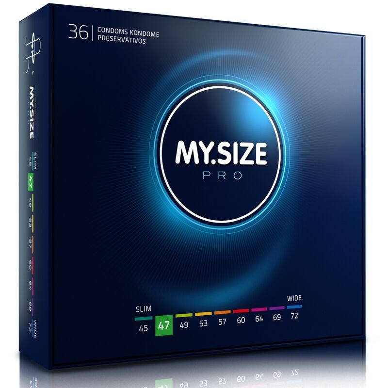 MY SIZE PRO condoms 47 mm – 36 pieces – image 1 MY SIZE PRO condoms 47 mm – 36 pieces – image 1