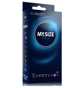 Duże prezerwatywy MY SIZE PRO, 69 mm, 10 szt. – zdjęcie 1