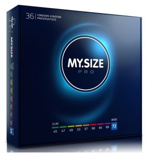 MY SIZE PRO Kondome 72 mm – 36 Stück – Bild 1