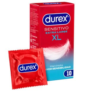 Durex Sensitive XL Extra-Long Condoms, 10 Pack – image 1
