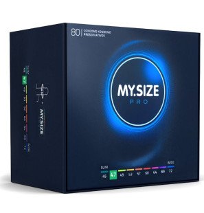 Prezerwatywy MY SIZE PRO 47 mm, 80 sztuk – zdjęcie 1