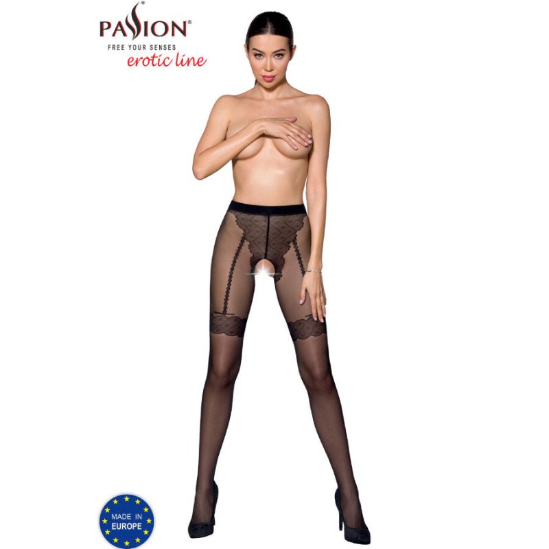 Black 20 den stockings for women – available in sizes 1/2 and 3/4 – image 1