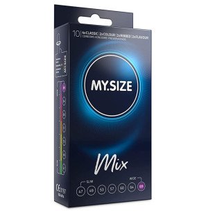 MY SIZE MIX 69 mm Strawberry Condoms, 10 Pack – image 1