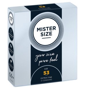 MISTER SIZE Préservatifs taille M 53 mm, 3 unités – photo 1