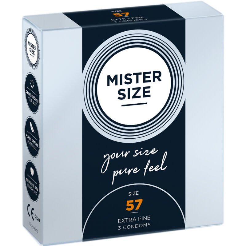 MISTER SIZE 57 mm condoms for comfortable intimate use, 3 pack – image 1 MISTER SIZE 57 mm condoms for comfortable intimate use, 3 pack – image 1