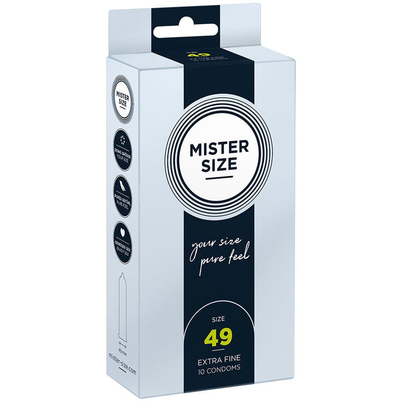 MISTER SIZE Condoms Size S 49 mm – 10 pack – image 1 MISTER SIZE Condoms Size S 49 mm – 10 pack – image 1