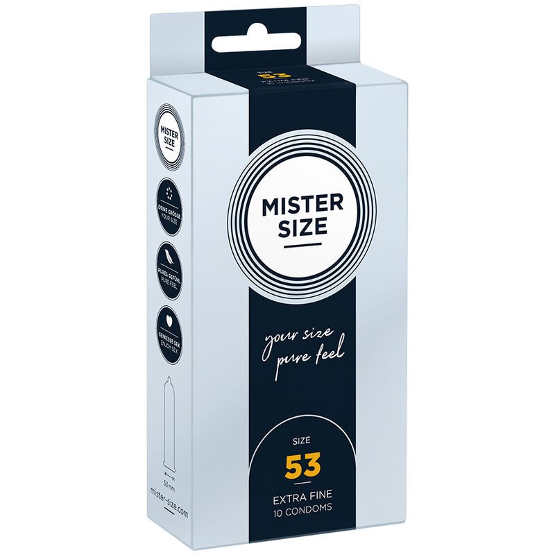 MISTER SIZE Condoms Size M 53 mm – 10 Pack – image 1