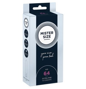 MISTER SIZE Large Condoms 64 mm, 10 Pack – image 1