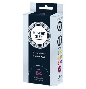MISTER SIZE Large Condoms 64 mm, 10 Pack – image 2